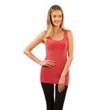 Skinnytees - Lurex Tank: Black