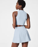 SPANX Contour Rib Mock Neck Crop Top