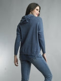 Tempo Paris Hoodie Sweater With Pockets Denim