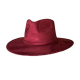 Nati Natash - Tear Drop Vegan Suede Rancher Flat Brim - W