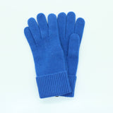 Portolano - CASHMERE GLOVES WITH RIBBED CUFF: MEDIUM HTH GREY
