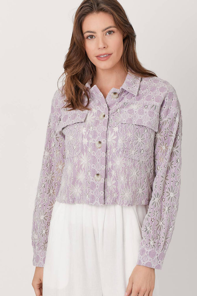 Mystree Mixed Lace Jacket Satori Boutique Mystree Mixed Lace Jacket Satori Boutique