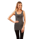 Skinnytees - Lurex Tank: Red