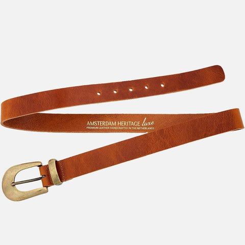 Amsterdam Heritage Annie Skinny Leather Belt