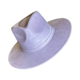 Nati Natash - Tear Drop Vegan Suede Rancher Flat Brim - W