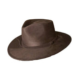 Nati Natash - Tear Drop Vegan Suede Rancher Flat Brim - W