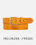 Amsterdam Heritage Belts Deanne Gold Buckle Full Grain Leather Belt