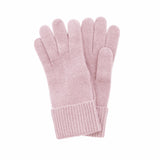 Portolano - CASHMERE GLOVES WITH RIBBED CUFF: MEDIUM HTH GREY
