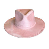 Nati Natash - Tear Drop Vegan Suede Rancher Flat Brim - W