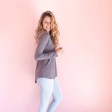 Faceplant Dreams - Faceplant Bamboo® Long Sleeve Shirt: Fog / Small
