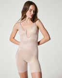 Spanx Suit Your Fancy Plunge Low-Back Mid-Thigh Bodysuit