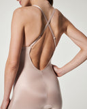 Spanx Suit Your Fancy Plunge Low-Back Mid-Thigh Bodysuit