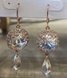 Rachel Marie Rose Gold Swarovski Crystal Earring