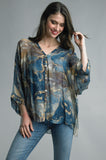Tempo Paris Silk Print TOP