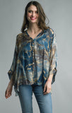 Tempo Paris Silk Print TOP
