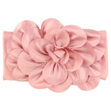 Soft Nappa Flap Clutch With Satin Rose Detail: BLACK