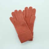 Portolano - CASHMERE GLOVES WITH RIBBED CUFF: MEDIUM HTH GREY