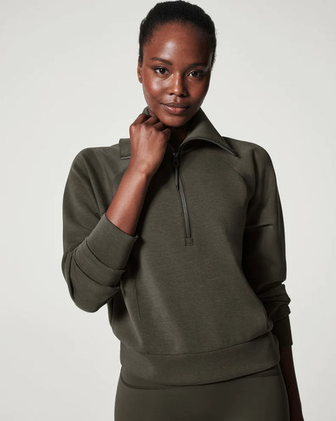 Spanx AirEssentials Half Zip Pullover