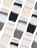 Faceplant Dreams - Faceplant Cashmere-finish Socks: Ivory