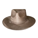 Nati Natash - Tear Drop Vegan Suede Rancher Flat Brim - W