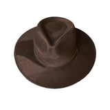Nati Natash - Tear Drop Vegan Suede Rancher Flat Brim - W