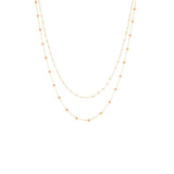 Marlyn Schiff - Layered crystal necklace
