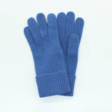 Portolano - CASHMERE GLOVES WITH RIBBED CUFF: MEDIUM HTH GREY