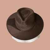 Nati Natash - Tear Drop Vegan Suede Rancher Flat Brim - W