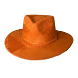 Nati Natash - Tear Drop Vegan Suede Rancher Flat Brim - W