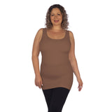 Skinnytees - Tank with Built In Bra