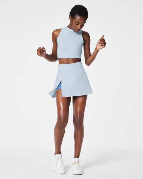 SPANX Contour Rib Front Slit Skort