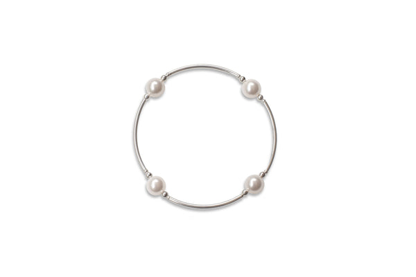 Made as Intended - 8mm White Pearl Blessing Bracelet