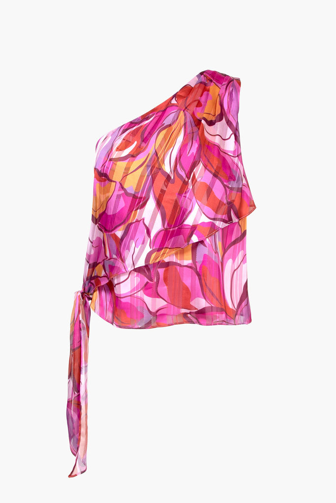 Adelyn Rae - Ashley One Shoulder Draped Top Satori Boutique Adelyn Rae - Ashley One Shoulder Draped Top Satori Boutique