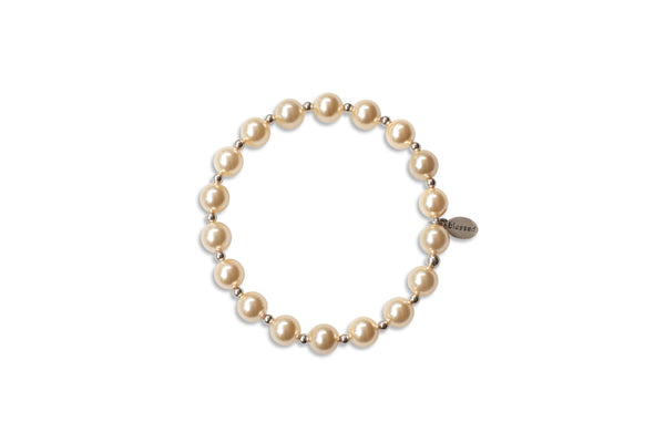 Made as Intended Blessing Bracelet Light Gold Pearl