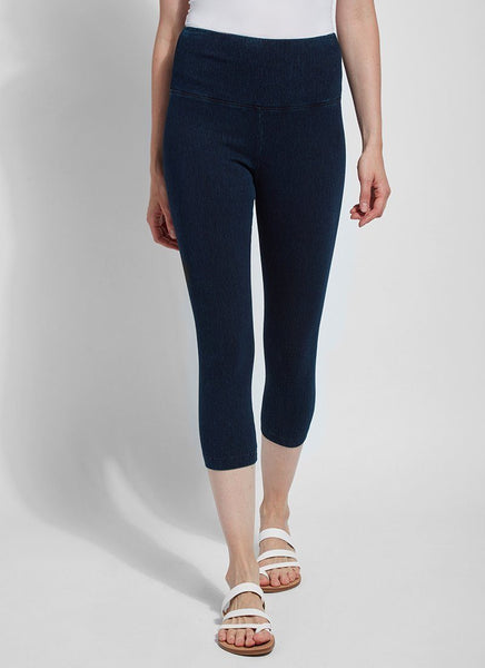 Lysse Denim Capri Legging
