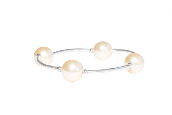 Made as Intended - 12mm Light Gold Pearl Blessing Bracelet