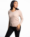 QUINN - KIM CASHMERE V NECK