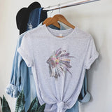 Rockledge Designs Headdress Watercolor Graphic T-Shirt
