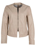 Mauritius Rubie Leather Jacket
