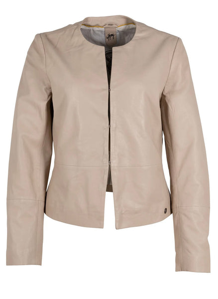Mauritius Rubie Leather Jacket