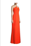 BCBGMaxazria Sleeveless Gown in Vibrant Orange
