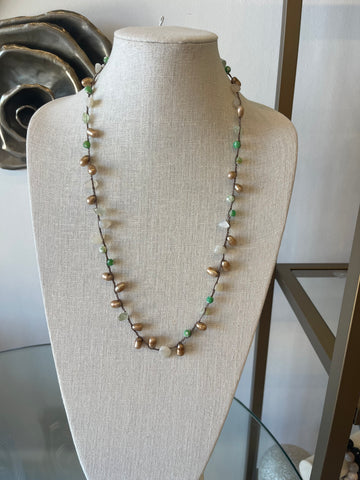 JEMMA Handmade Natural Stone Necklace