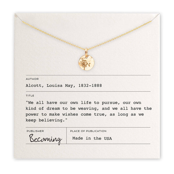 Dandelion Wishes Necklace
