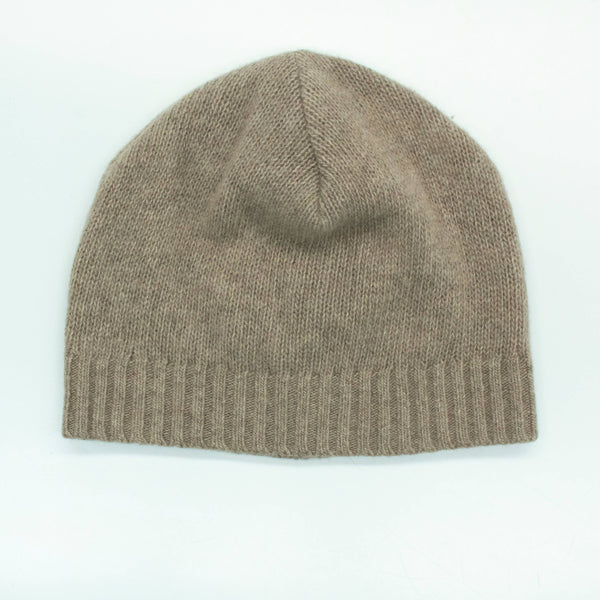Portolano - Cashmere Beanie: NILE BROWN