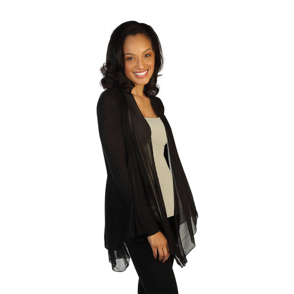 Skinnytees - Silk and Knit Cardigan