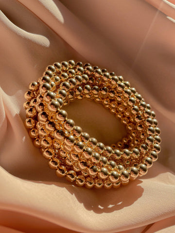 bijoux + spice - 6mm bracelet | gold