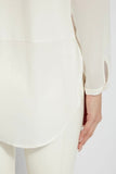 Lysse Wythe Sheer and Jersey Shirt