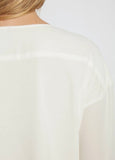 Lysse Wythe Sheer and Jersey Shirt