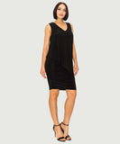 Last Tango Sleeveless 2 layers Tunic with Bottom Ruching