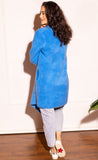 Pink Martini the Stockport jacket in Mykonos Blue